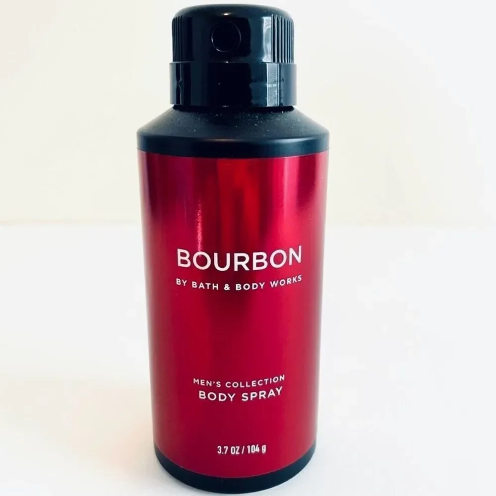 Bath & Body Works Lot of 2 Bourbon Men’s Collection Body Spray Pepper Amber Oak